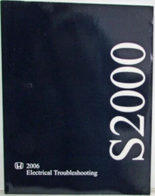 Honda S2000 2006 manual de servicio de solución de problemas eléctricos Foto 1 de 4