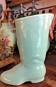 Shawnee Art Pottery Boot Vase Planter - Picture 1 of 5