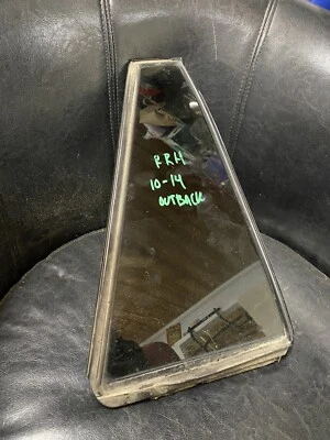 2010,2011,2012,2013,2014 Subaru Outback REAR RIGHT DOOR Vent Window Glass - Image 1 of 2