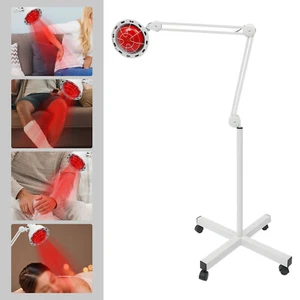 Wärmetherapie Infrarot Rotlicht Lampe Bodenständer Wärmelampe mit Rädern 275W - Bild 1 von 19