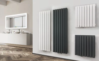 Design Paneelheizkörper Mittelanschluss Flachheizkörper Horizontal Badheizkörper - Bild 1 von 4
