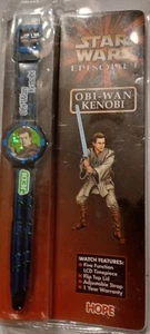 Orologio Vintage Star Wars Episodio 1 OBI-WAN Kenobi 1999 Nuovo con Etichette Da Collezione. SB#1 - Foto 1 di 6