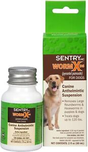 SENTRY HC WormX DS Canine Anthelmintic Suspension De-wormer Dog & Puppy DEWORMER
