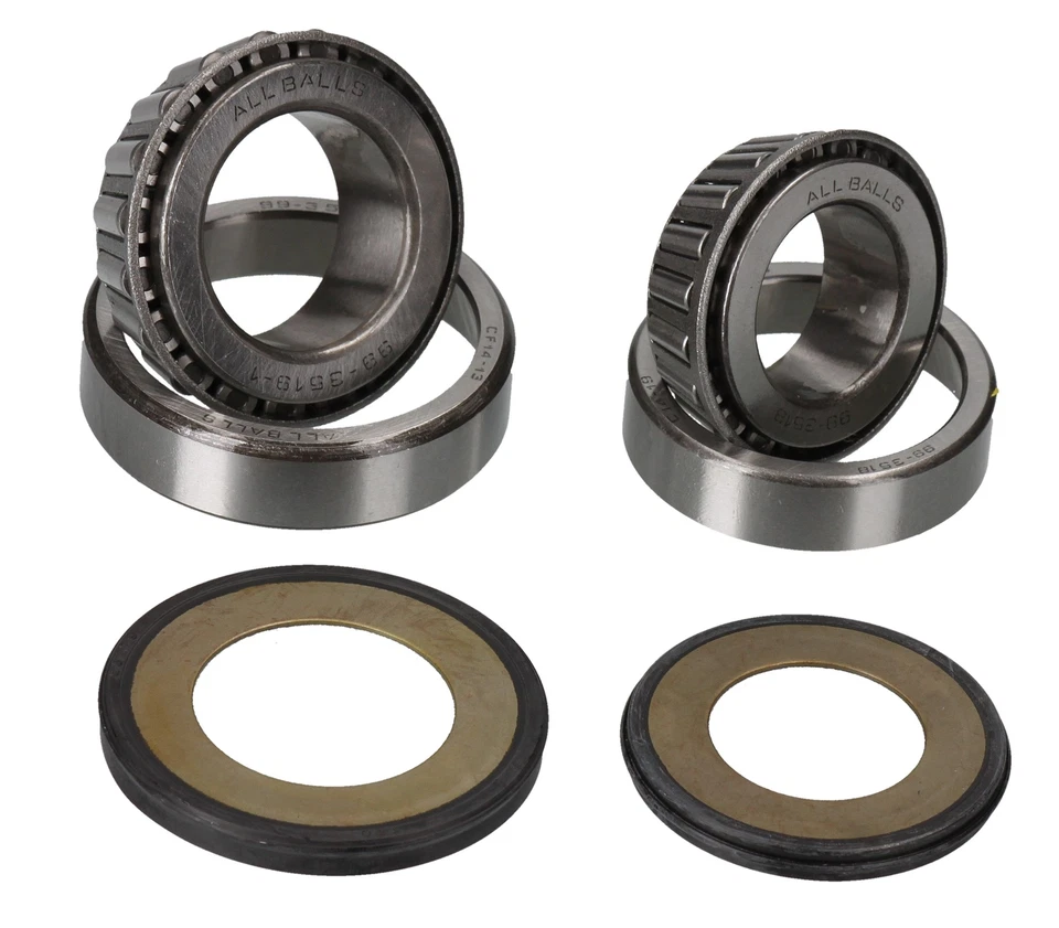 ALL BALLS Roulements de Direction Compatible À Suzuki RM 125 250 Dr 125 350 650 - Photo 1/1