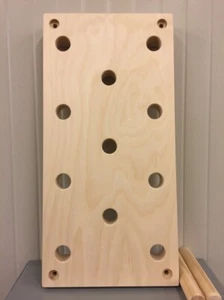 12"x24" Custom Engraved Climbing Peg Board, Crossfit, Parkour, Ninja, Wrestling - Picture 1 of 9