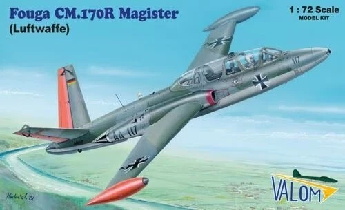 FOUGA CM.170R (CM-170) MAGISTER (LUFTWAFFE) 1/72 VALOM -C/RESINE E FOTOINCISIONI - Immagine 1 di 1
