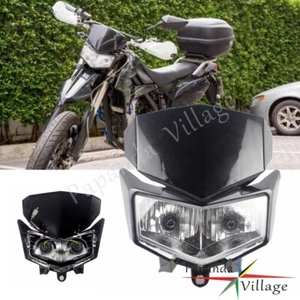 Black Enduro Headlight For Kawasaki KLX250 250S 250SF D-Tracker X 250 2009-2019 - Picture 1 of 9