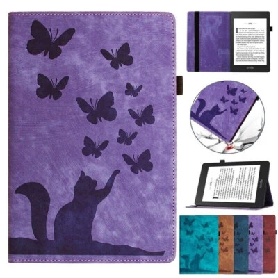 Für Amazon Kindle Paperwhite 1/2/3/4 5/6/7/10/11.Gen Flip Leder Wallet Etui Case - Bild 1 von 4