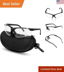 Anti Fog Shooting Glasses with Case - UV400 Lens, Wrap-around Design - Picture 1 of 8