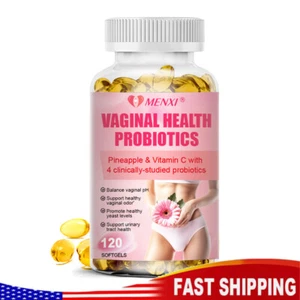 Vaginal Probiotics for Women pH Balance w/ Prebiotics Lactobacillus 120 Court - Picture 1 of 7