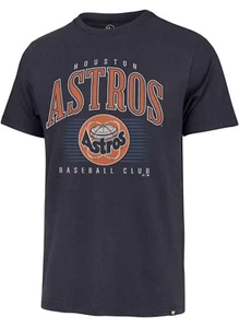 Men’s ‘47 Houston Astros Navy Blue Double Header T-Shirt Size M Medium - Picture 1 of 2