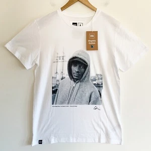 Mens Chi Modu Snoop Dogg Photo White Tee Shirt Medium (read) - Picture 1 of 5
