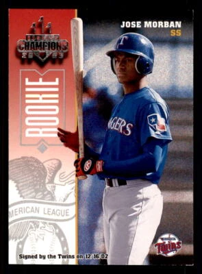 2003 Donruss Champions  #296 Jose Morban Minnesota Twins - Image 1 of 2