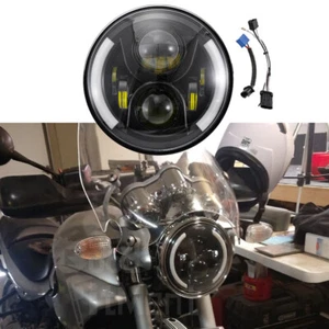 Faro LED DRL para motocicleta de 7"" con luz de señal de giro para R1150 R1200 R Nine T - Imagen 1 de 12
