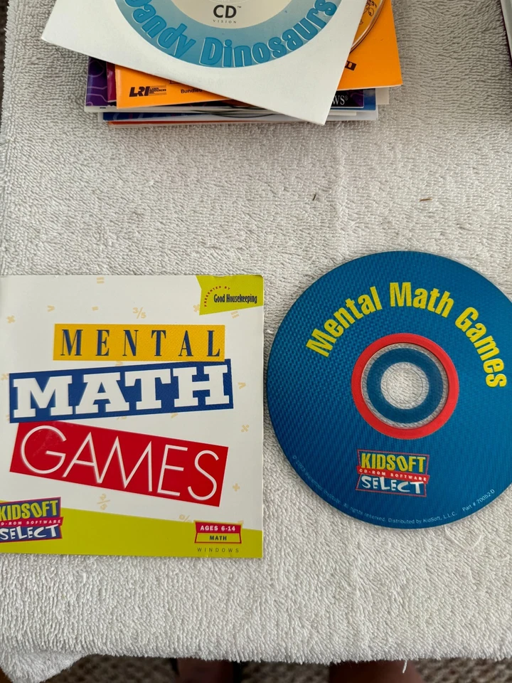 Kidsoft Mental Math Games CD 1993 - Image 1 of 1