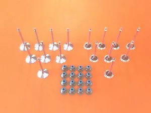 00-10 FITS SATURN SKY VUE 2.2 2.4 INTAKE EXHAUST VALVES & VALVE STEM SEALS - Picture 1 of 2