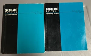 Colorado Backup Manuals for DOS and Windows open good condition includes disk - Picture 1 of 2