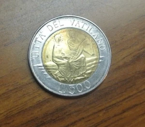 VATICAN 500 LIRA 1986 AU NICE - Picture 1 of 6