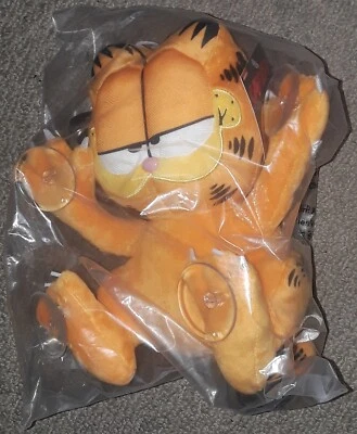 Kidrobot Garfield 8" Plush Suction Cup Window Clinger new in bag smoke-free neca - Image 1 of 2