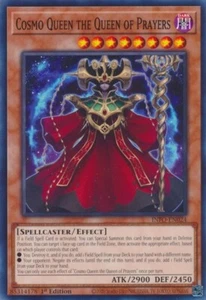Yugioh Cosmo Queen the Queen of Prayers INFO-EN024 The Infinite Forbidden 1st Ed - Picture 1 of 1