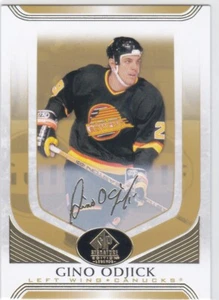 2020/21 SP SIGNATURE EDITION..GINO ODJICK..GOLD SCRIPT..CARD # 268..CANUCKS - Picture 1 of 2