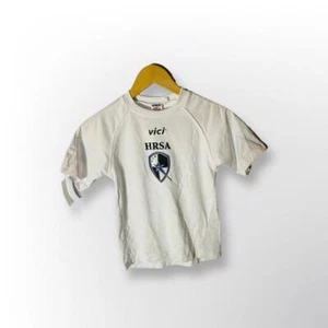 Kids VICI HRSA Rome Jersey #8 Short Sleeve ROYAL White SMALL - Picture 1 of 4