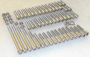 Suzuki GSX1100 1980-83 engine covers, cam box 68x Stainless allen bolt screw kit - Picture 1 of 6