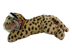 Aurora Flopsie 12” Plush Stuffed Cheetah Animal Toy #31425 Handmade W/Tags Nice - Picture 1 of 14