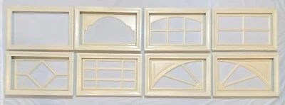 Kit de ventana de puerta de garaje Almond Amarr marco de panel corto insertar parrilla opciones de vidrio Foto 1 de 4