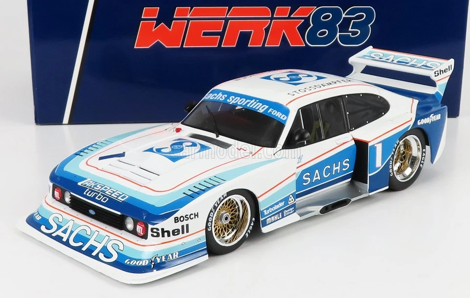 1/18 WERK83 - FORD ENGLAND - CAPRI TURBO Gr.5 TEAM SACHS N 52 DRM 1979 W1804007 - Immagine 1 di 1