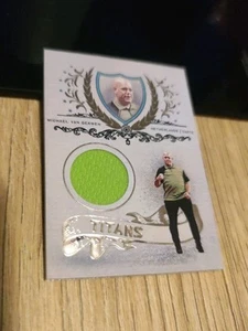 2024 Futera Unique Titans Michael van Gerwen Match-Worn Shirt Relic 04/09 – Dart - Bild 1 von 3