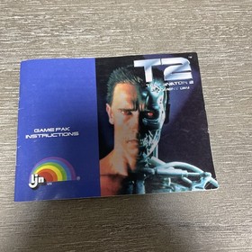 T2: Terminator 2 Judgment Day (Nintendo NES, 1985) SOLO manual
