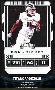 Preston Williams 2020 Contenders Draft /99 Bowl Cont. SN Colorado State Rams #84 - Picture 1 of 2