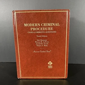 Kamisar LaFave Israel MODERN CRIMINAL PROCEDURE 10th Edition Casebook Series HC - Foto 1 di 7