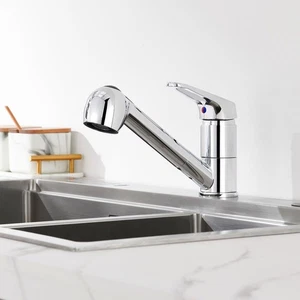 Rubinetto Cucina Con Doccetta Estraibile a 2 Modalità Girevole a 360° Miscelator - Foto 1 di 1