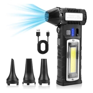 Compressed Air Duster, 130000RPM Electric Air Duster with LED Light,1343 - Bild 1 von 7