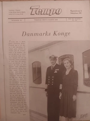 Tempo march 1948 danish magazine vtg - Image 1 of 3