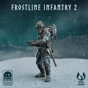 Frostline Infantry 2  | Trench Crusade Warband |  Wargaming 3D Printed Miniature - Picture 1 of 2