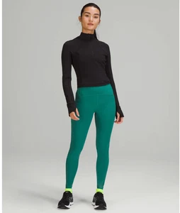 Apretado de tiro alto Lululemon Swift Speed verde azulado Lagoon para mujer talla 6 - Imagen 1 de 11