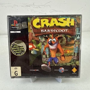 Crash Bandicoot Sony PlayStation 1 PS1 PAL Complete + Manual Rare - Picture 1 of 10
