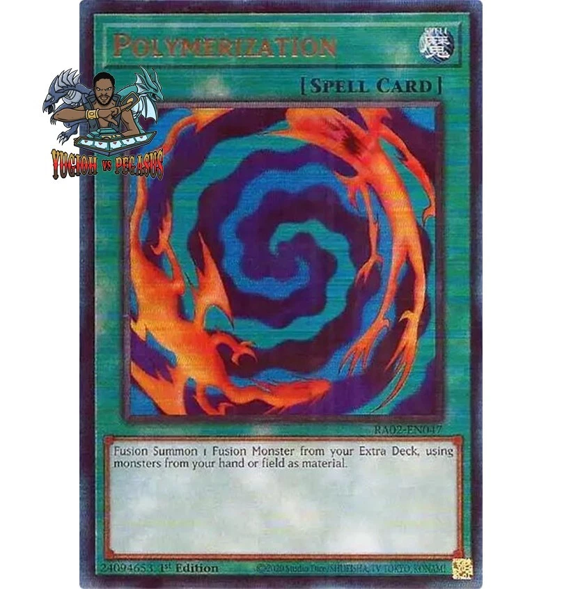 Yugioh! 1x Polymerization RA02-EN047 Ultimate Rare 1st Ed NM - Image 1 of 1