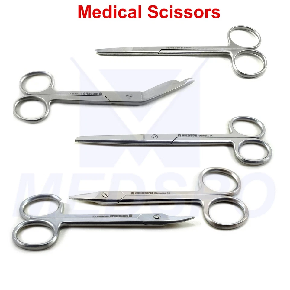 Tijeras médicas Lister vendaje tijeras hilo Spencer tijeras herramientas anatómicas Foto 1 de 1