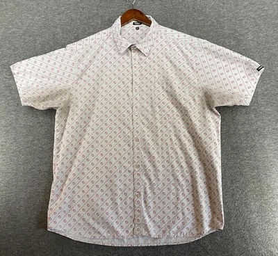 VER FOTOS Camisa FreshJive Para Hombre Talla XL Abotonada Manga Corta FJ Estampado Completo Foto 1 de 4