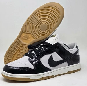 Talla 13.5W/12M - WMNS Nike Dunk Low LX Sail Negro Croc Gum (FJ2260-003) ¡NUEVO! - Imagen 1 de 10