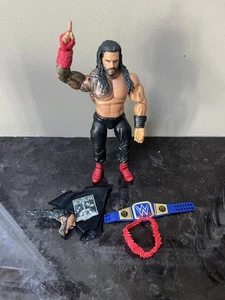 WWE Mattel Ultimate 20 Roman Reigns Figura de Lucha Elite Bloodline Camisa - Imagen 1 de 2