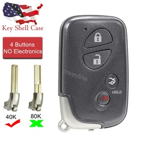 For LEXUS IS250 GS350 ES350 GS450h LS460 Remote Key Fob Shell Case 3B HYQ14AAB - Picture 1 of 9