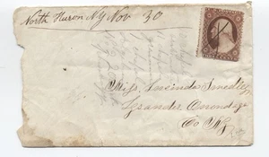 c1860 North Huron NY Manuskript #26 Cover DPO [6890.37] - Bild 1 von 3