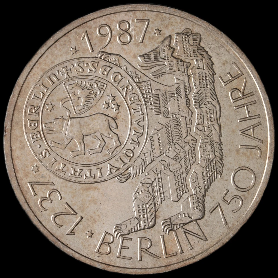 Germany - 10 Deutsche Mark - 1987 J - KM#166 - J - Image 1 of 3