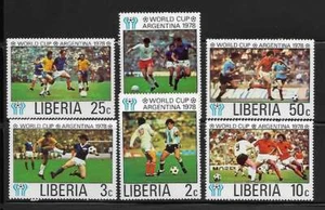 Liberia 807-12 Soccer Mint NH - Picture 1 of 1