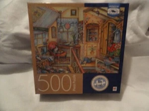 Dachboden Schätze Katzenstamm Blumen Kleidung Puzzle 500 Teile Neu - Bild 1 von 3